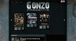 Desktop Screenshot of gonzopresents.com